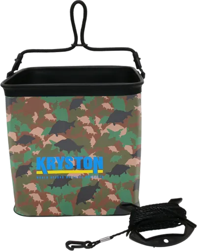 Kryston skladacie vedro eva bucket 24x24x24 cm