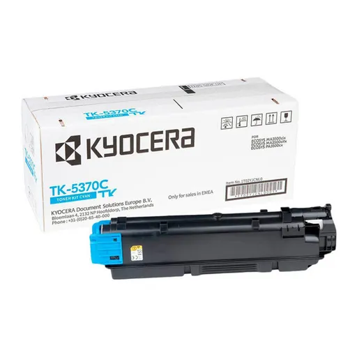 Kyocera originál toner 1T02YJCNL0, TK-5370C, cyan, 5000str., Kyocera PA3500cx, MA3500cix/cifx, O, azurová