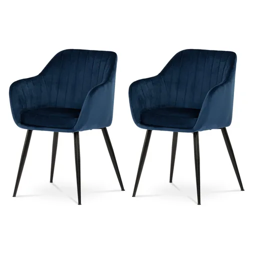 Sada jedálenských stoličiek PIKA BLUE4, 2 ks