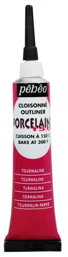 PÉBÉO PORCELAINE - Kontúry na porcelán (003 - tourmaline red, 20 ml)