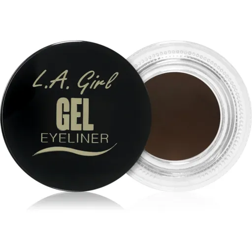 L.A. Girl Cosmetics Gel Eyeliner gélové očné linky odtieň Rich Chocolate Brown 3 g