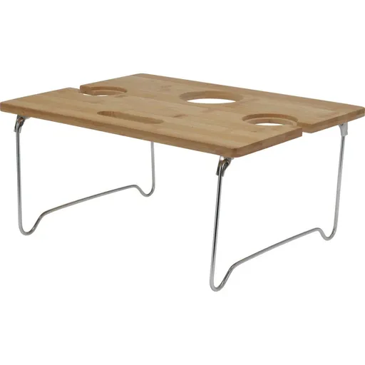 EH Skladací bambusový stolík na víno, 38 x 28 x 18 cm