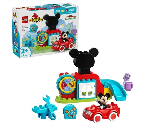 LEGO Duplo Mickey Mouseov klub a auto 10454