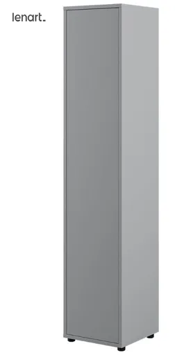 Dig-net nábytok Policová skriňa Lenart BED CONCEPT BC-21 | sivá