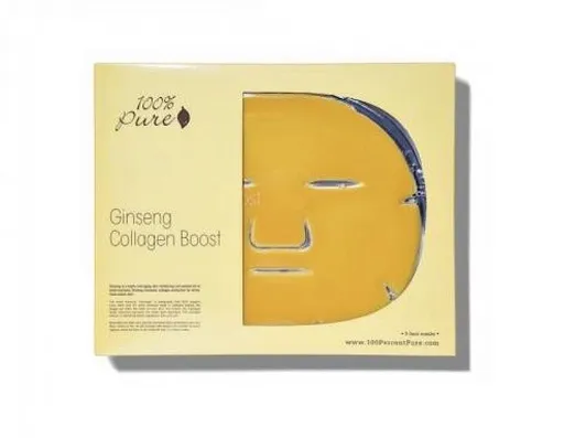 Pleťová maska na vrásky – ženšen 100%PURE