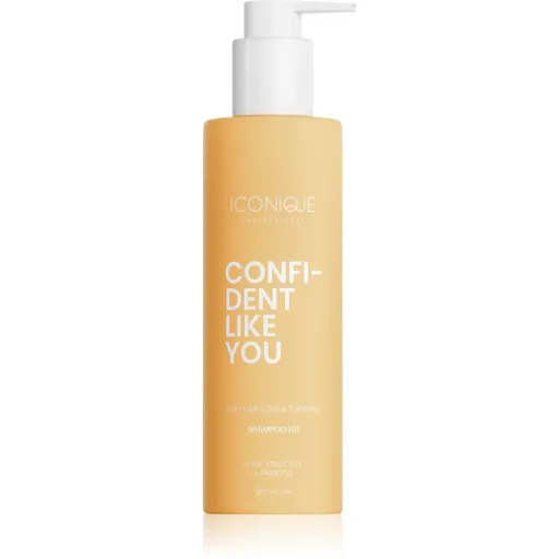 ICONIQUE Professional CONFIDENT LIKE YOU Anti-Hair Loss & Thinning šampón proti vypadávaniu vlasov 250 ml