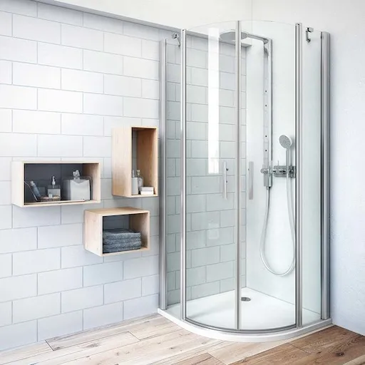 Roth Tower Line sprchový kút štvrťkruh 90x90 cm 738-9000000-00-02