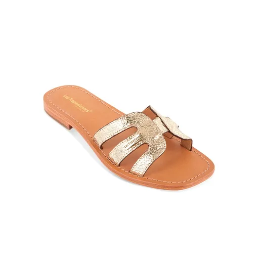 LES TROPEZIENNES Kožené šľapky Hadamia pre široké chodidlá