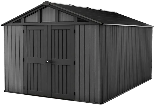 Záhradný domček plocha 304 x 453 cm (sivá-antracit)