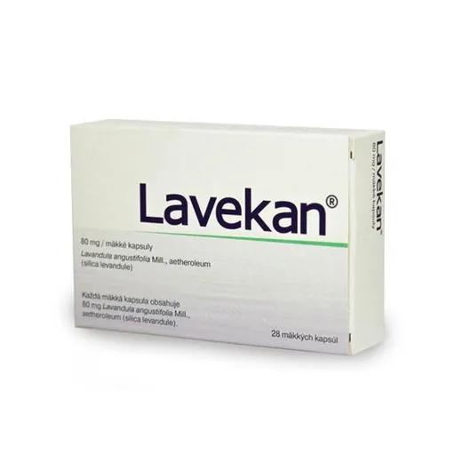 LAVEKAN 80 mg mäkké kapsule 28 ks