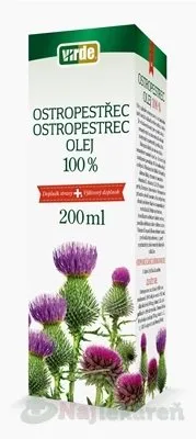 VIRDE OSTROPESTREC 100% OLEJ 0,2 l