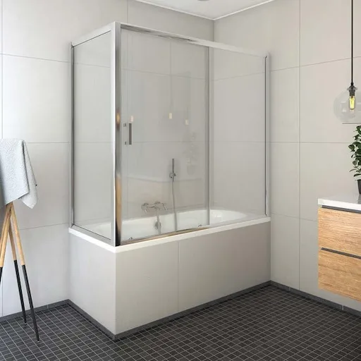 Roth LLVB boční vaň. zástěna 150x75 cm brillant 573-7500000-00-02