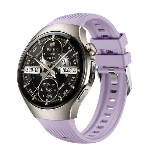 STRIPS Vymeniteľný remienok pre Huawei Watch 5 46mm fialový