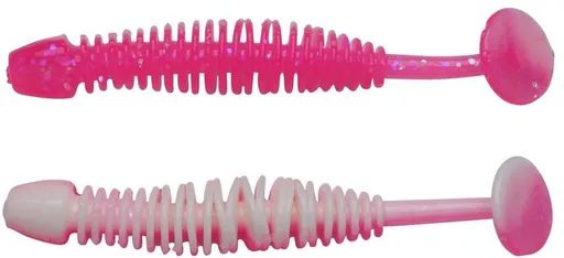 Berkley gumová nástraha powerbait power leech pink white - 5 cm 12 ks
