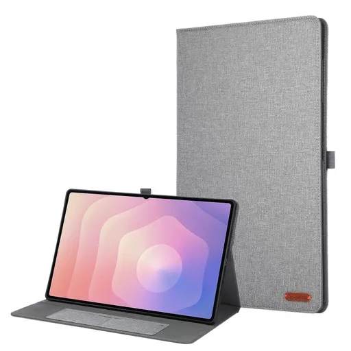 FABRIC Zaklápací kryt pre Samsung Galaxy Tab S11 Ultra šedý