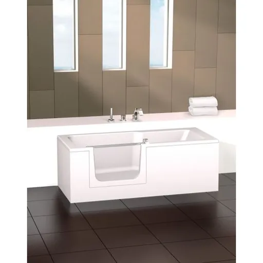 Juwel Duett vaňa s dvierkami 170x75 cm akrylát ľavá SIKOVAND170L