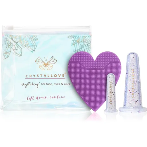 Crystallove Crystalcup sada pomôcok na bankovanie tváre