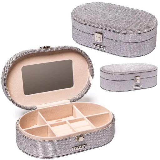 Elegantná strieborná šperkovnica s uzatváraním - Peterson