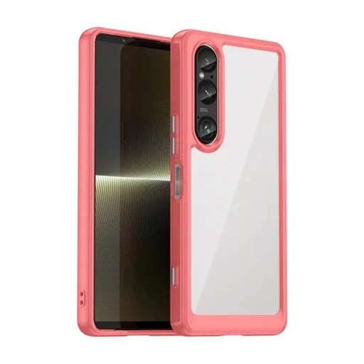 CRYSTAL Ochranný kryt pre Sony Xperia 1 VI červený