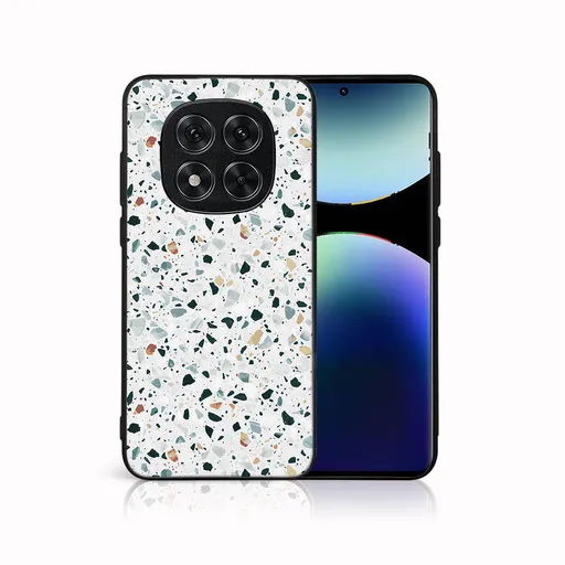 MY ART Ochranný kryt pre Xiaomi Redmi Note 14 Pro 5G GREY TERRAZZO (163)