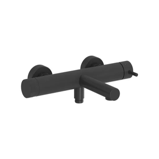 Vaňová batéria Ravak Nox bez sprchového setu 150 mm čierna X070650