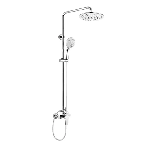 Mereo Dita sprchová batéria s hlavovou guľatou sprchou, biela CBE60104SHD