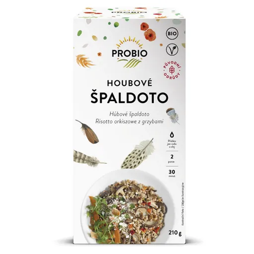 PROBIO Špaldoto hubové BIO 210 g