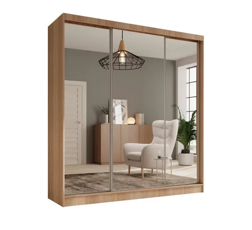 ArtAdrk Šatníková skriňa TOLA | dub sonoma 200 cm