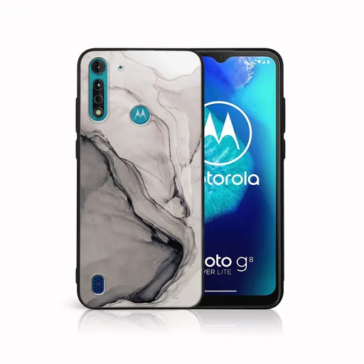 MY ART Ochranný kryt pre Motorola Moto G8 Power Lite BLACK INK (146)