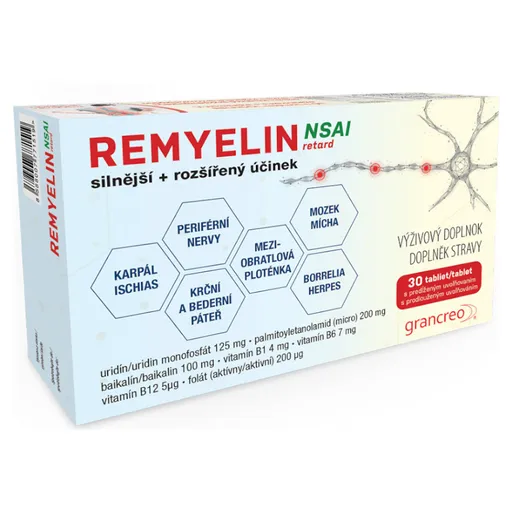 REMYELIN NSAI retard s predĺženým uvoľňovaním 30 tabliet