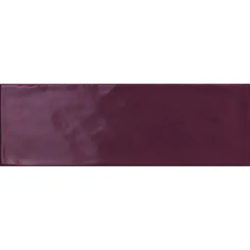 Obklad Ragno Brick glossy purple 10x30 cm lesk BGR4JF