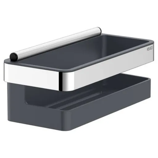 Keuco Moll polička so stierkou chróm/antracit 12759010000 12759010001