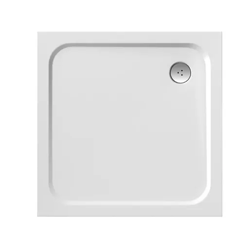 Ravak Chrome sprchová vanička štvorcová 100x100 cm liaty mramor xa04aa01010 PER100PROCHROM0