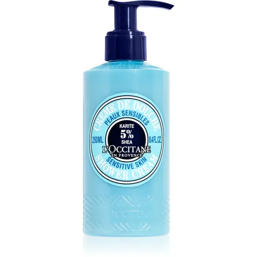 L’Occitane Shea Butter Ultra Rich Shower Cream krémový sprchový gél pre citlivú pokožku 250 ml