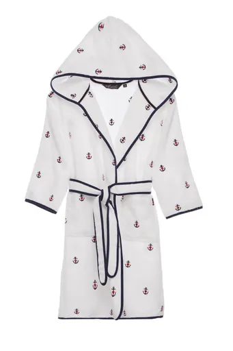 Soft Cotton Detský župan MARINE GIRL s kapucňou v darčekovom balení