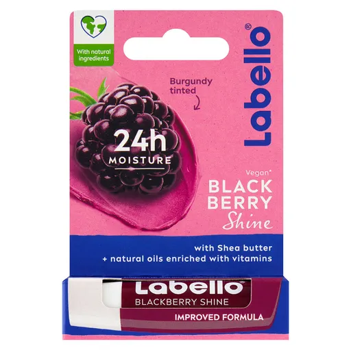LABELLO Blackberry shine Tónovací balzam na pery 5,5 ml