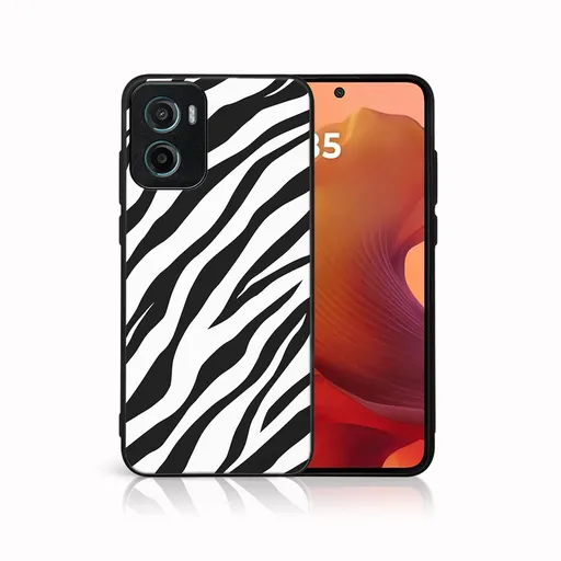 MY ART Ochranný kryt pre Motorola Moto G05 / Moto E15 ZEBRA (237)