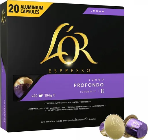 NESPRESSO PROFONDO KVAPSLE 20ks LOR