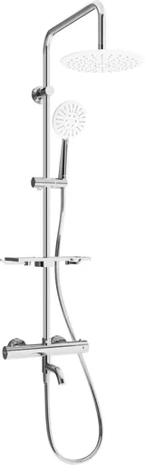 MEXEN/S - KT67 vaňový stĺp s termostatickou batériou, chróm / biela 779006793-00