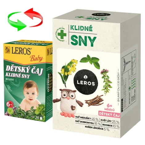 LEROS DETSKÝ ČAJ POKOJNÉ SNY 20x1,5g (30g)