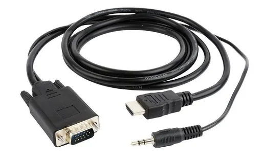 GEMBIRD Redukcia HDMI to VGA + audio, 1,8m