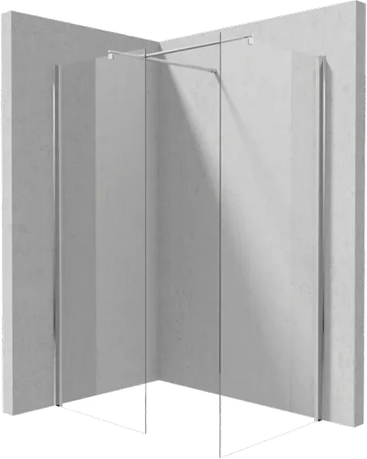 DEANTE/S - Kút walk-in (dve pevné steny: 140/120) KTS_034P+KTS_032P KERRIA/0607