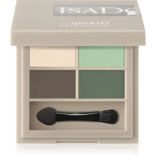 IsaDora The Eyeshadow Quartet paletka očných tieňov odtieň 02 Neo Mint 3.5 g