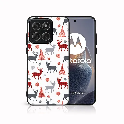 MY ART Kryt s vianočným dizajnom Motorola Edge 60 Pro DEER (068)