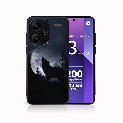 MY ART Ochranný obal pre Xiaomi Redmi Note 13 Pro+ 5G WOLF (247)