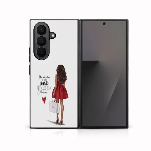 MY ART Ochranný kryt pre Samsung Galaxy Z Fold7 5G RED DRESS (137)