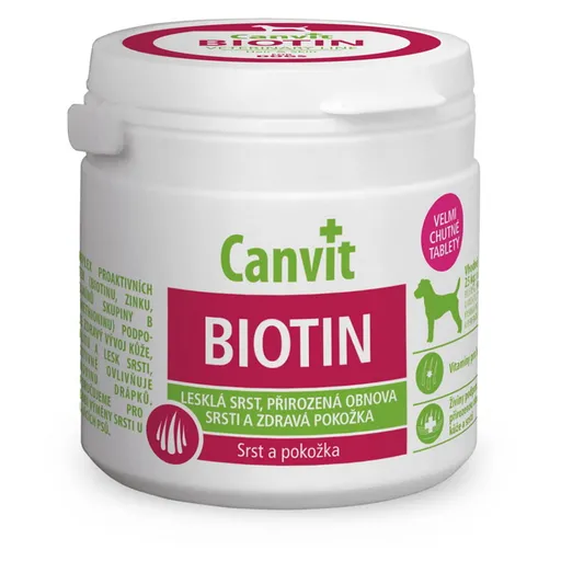 CANVIT Biotín ochutené pre psov 100 g