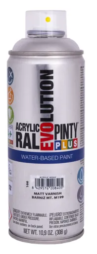 PINTY PLUS EVOLUTION AQUA LACQUER - Lak v spreji na vodnej báze matný 400 ml