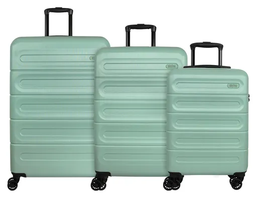 Sada cestovných kufrov Skyline Goomera S,M,L Green