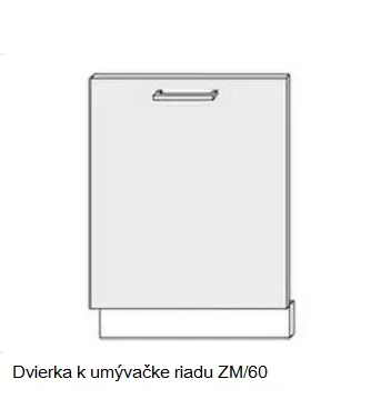 ArtExt Kuchynská linka Brerra - mat Kuchyňa: Dvierka k umývačke riadu ZM/60 / 60 cm